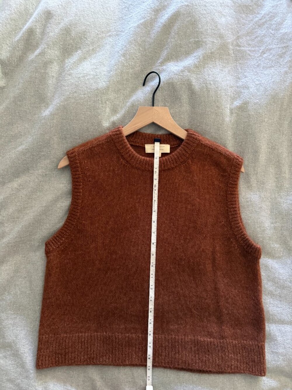 Sezane Samuel Jumper (Vest) Mahogany - Size Small - EUC! - Picture 5 of 8